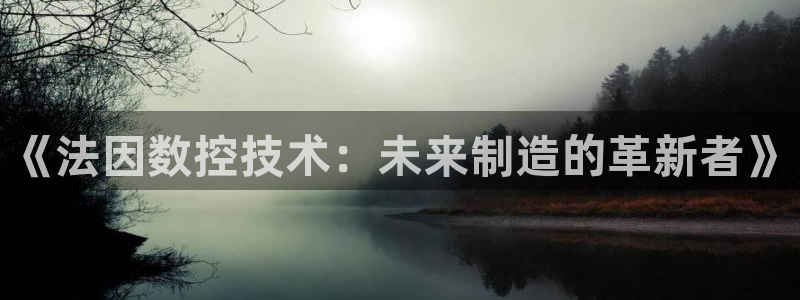 天辰娱乐小姐：《法因数控技术：未来制造的革新者》
