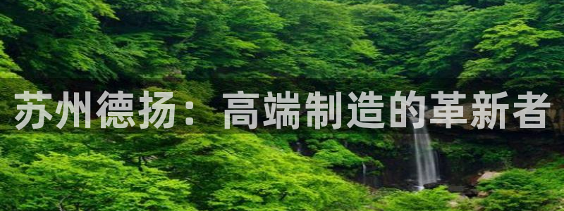 下载天辰娱乐：苏州德扬：高端制造的革新者