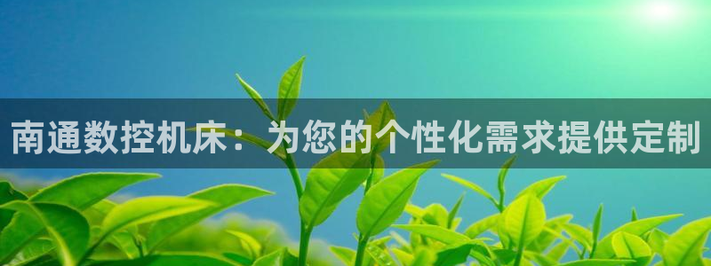 天辰娱乐主页：南通数控机床：为您的个性化需求提供定制